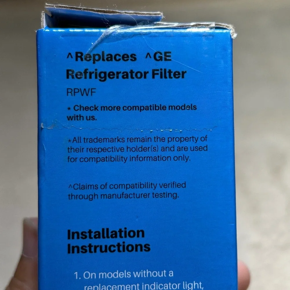 ICEPURE RWF3600A Refrigerator Water Filter 4 Pack Replaces GE RPWF NSF Certified